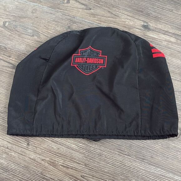 HARLEY DAVIDSON BLACK RED DUST COVER DRAWSTRING BAG - Picture 3 of 3